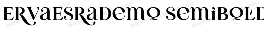 ErvaEsraDemo SemiBold字体转换
